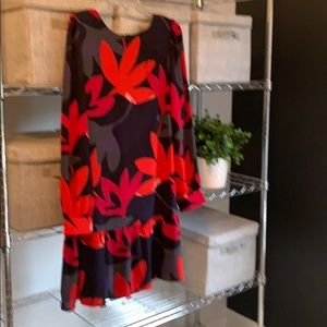NWT Floral drop-waist LOFT dress